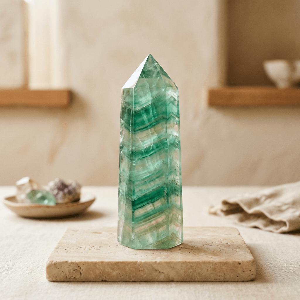 Green Fluorite Tower 綠螢石塔