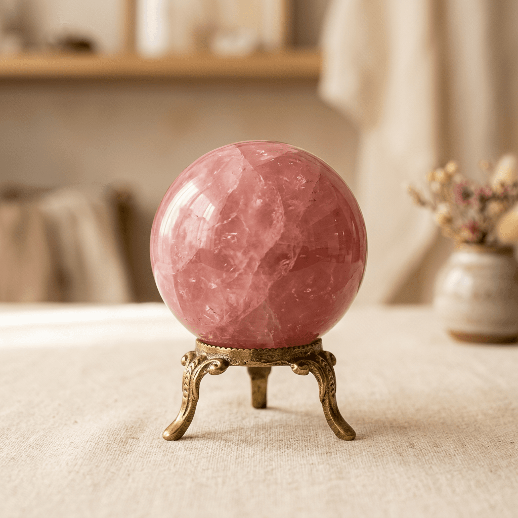 Rose Quartz Sphere 粉晶球